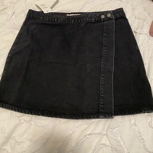 ASOS Tall Black Jean Skirt tall